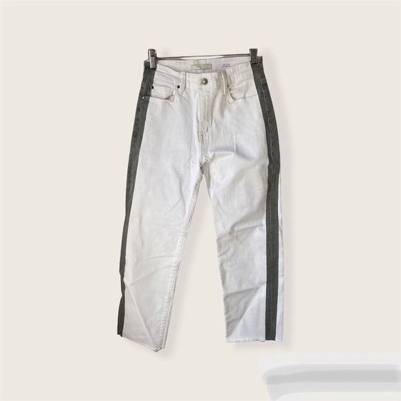 FIDELITY Taylor Ultra High Whiteout Crop Jeans - Picture 2 of 16